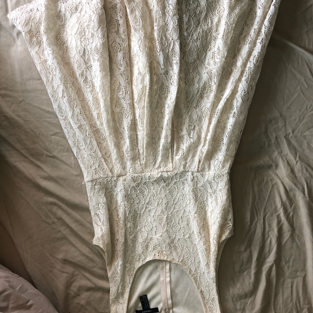 White formal dress